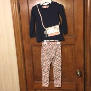 Juicy couture girl’s 2pc outfit toddler size 5